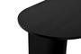 Nordure Sablin Mesa de Comedor Negro Madera